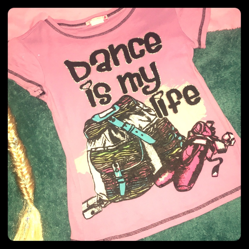 EUC DANCE IS MY LIFE TEE SIZE 12